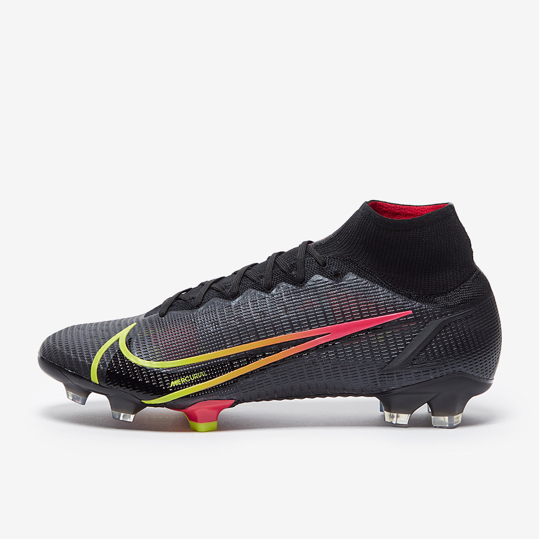 Nike Mercurial Superfly VIII Elite FG Football Boots Black/Cyber/Off Noir