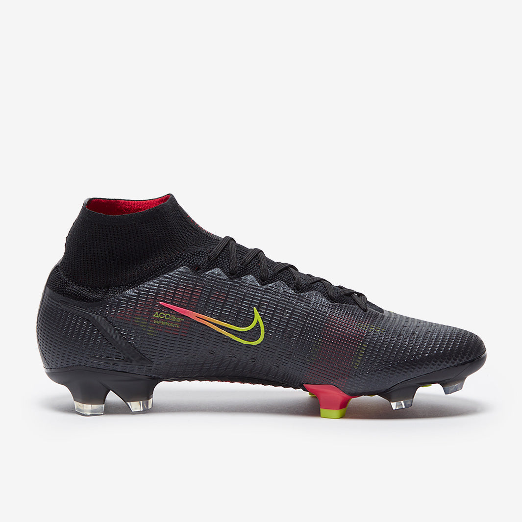 Nike Mercurial Superfly VIII Elite FG Football Boots Black/Cyber/Off Noir