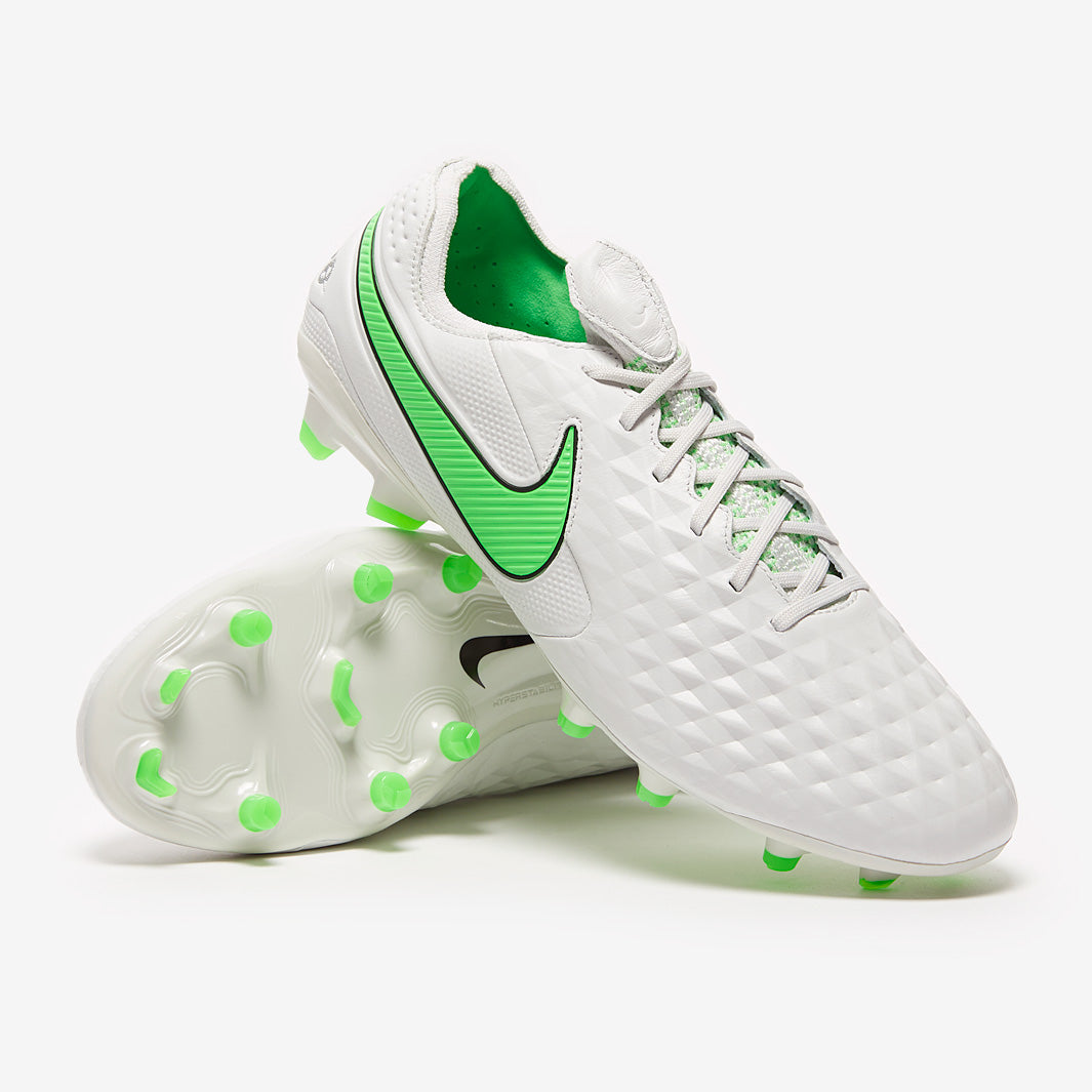 Nike Tiempo Legend VIII Elite FG Football Boots Platinum Tint/Rage Green