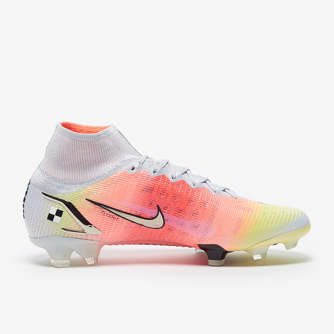Nike Dream Speed Mercurial Superfly VIII Elite FG Football Boots White/Metallic Silver/Pure Platinum