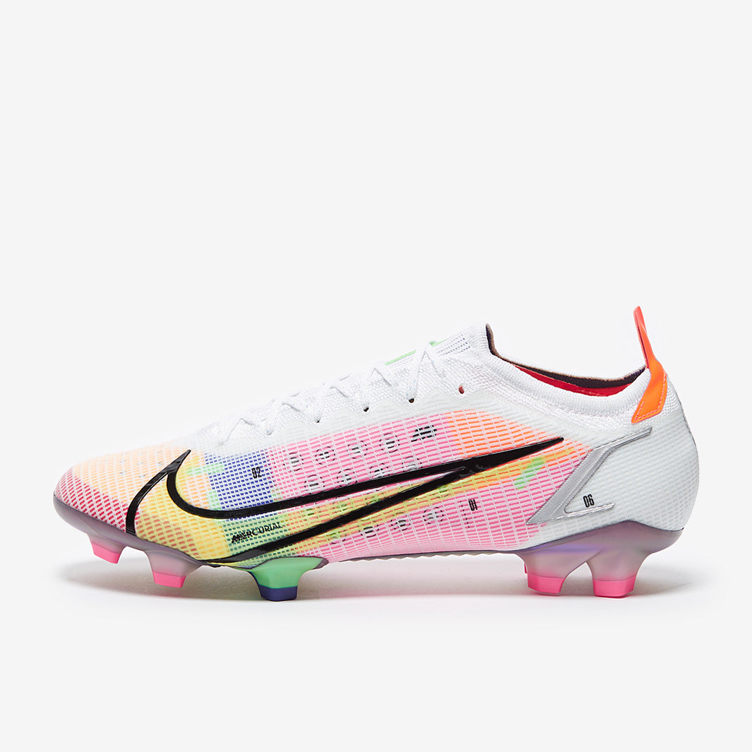Nike Mercurial Vapor Dragonfly 14 Elite FG Football Boots White/Metallic Silver/Dark Raisin
