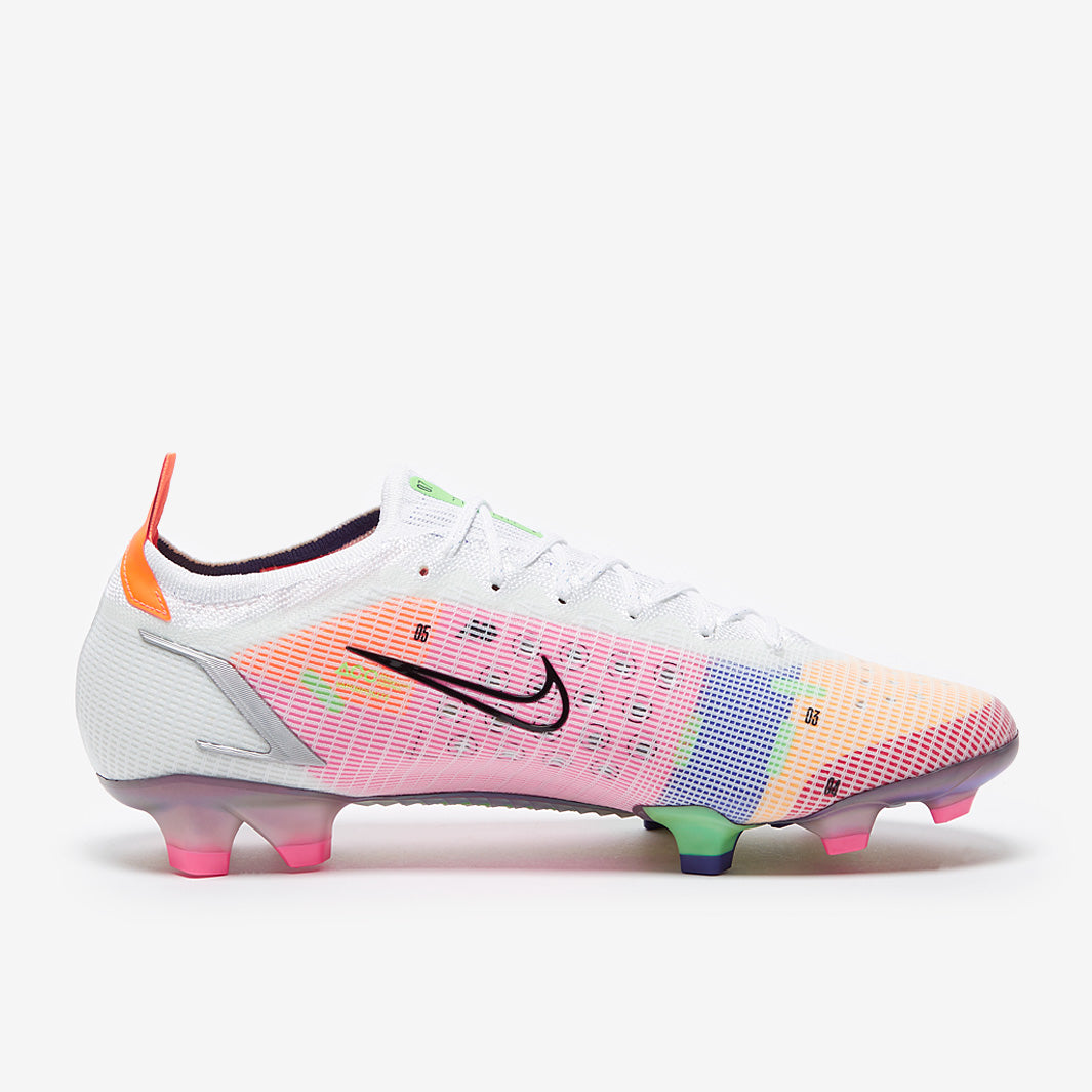 Nike Mercurial Vapor Dragonfly 14 Elite FG Football Boots White/Metallic Silver/Dark Raisin