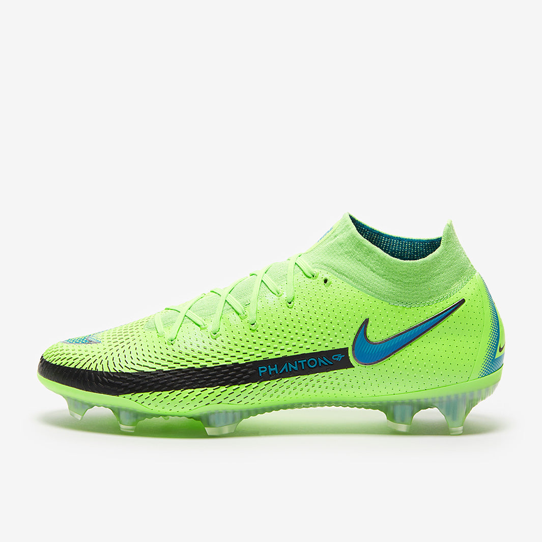 Nike Phantom GT Elite DF FG Football Boots Lime Glow/Aquamarine