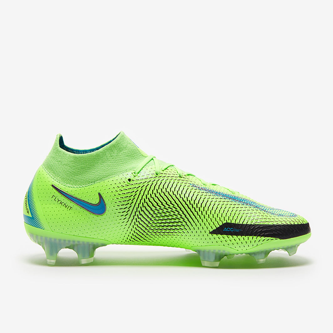 Nike Phantom GT Elite DF FG Football Boots Lime Glow/Aquamarine