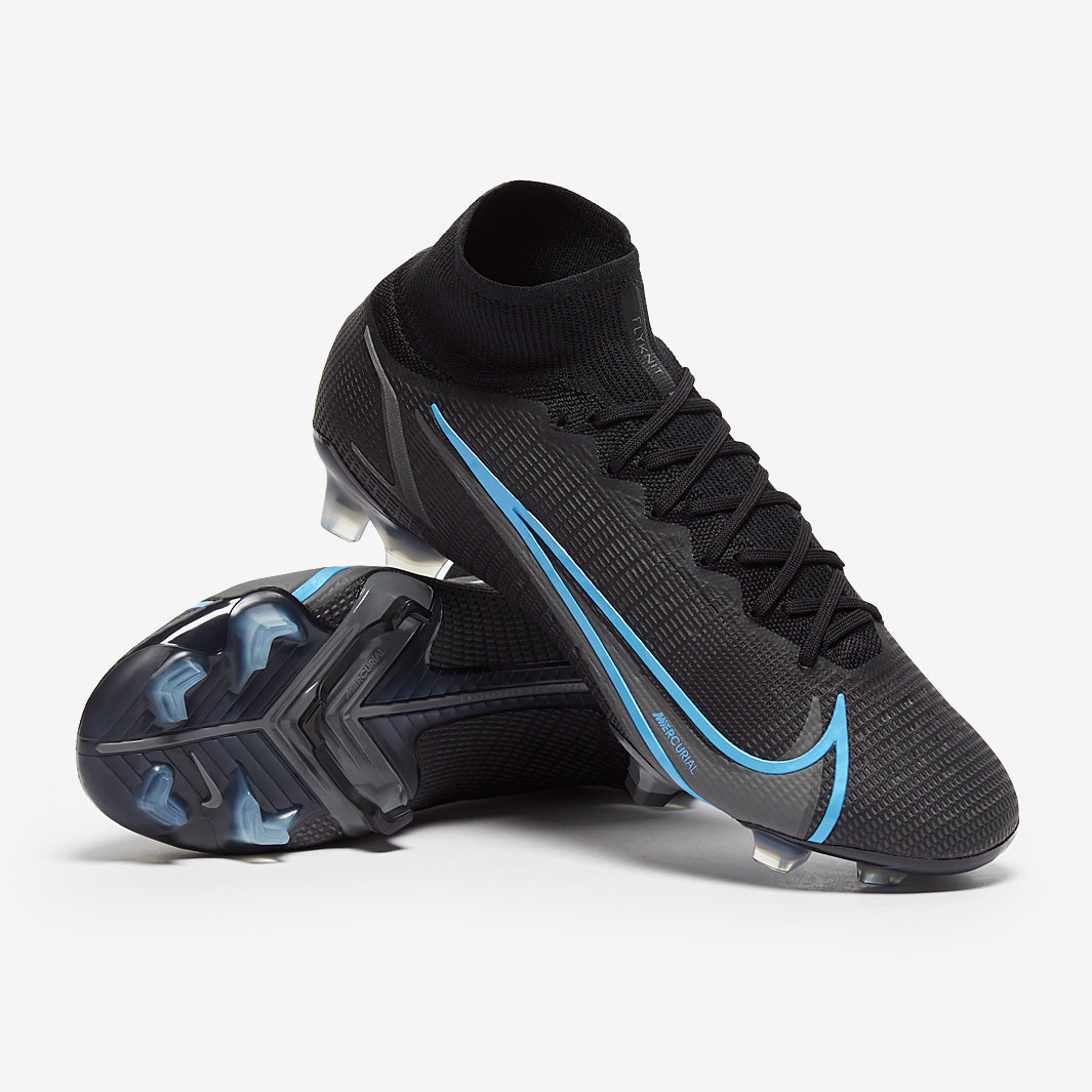 Nike Mercurial Superfly VIII Elite FG Football Boots Black/Iron Grey