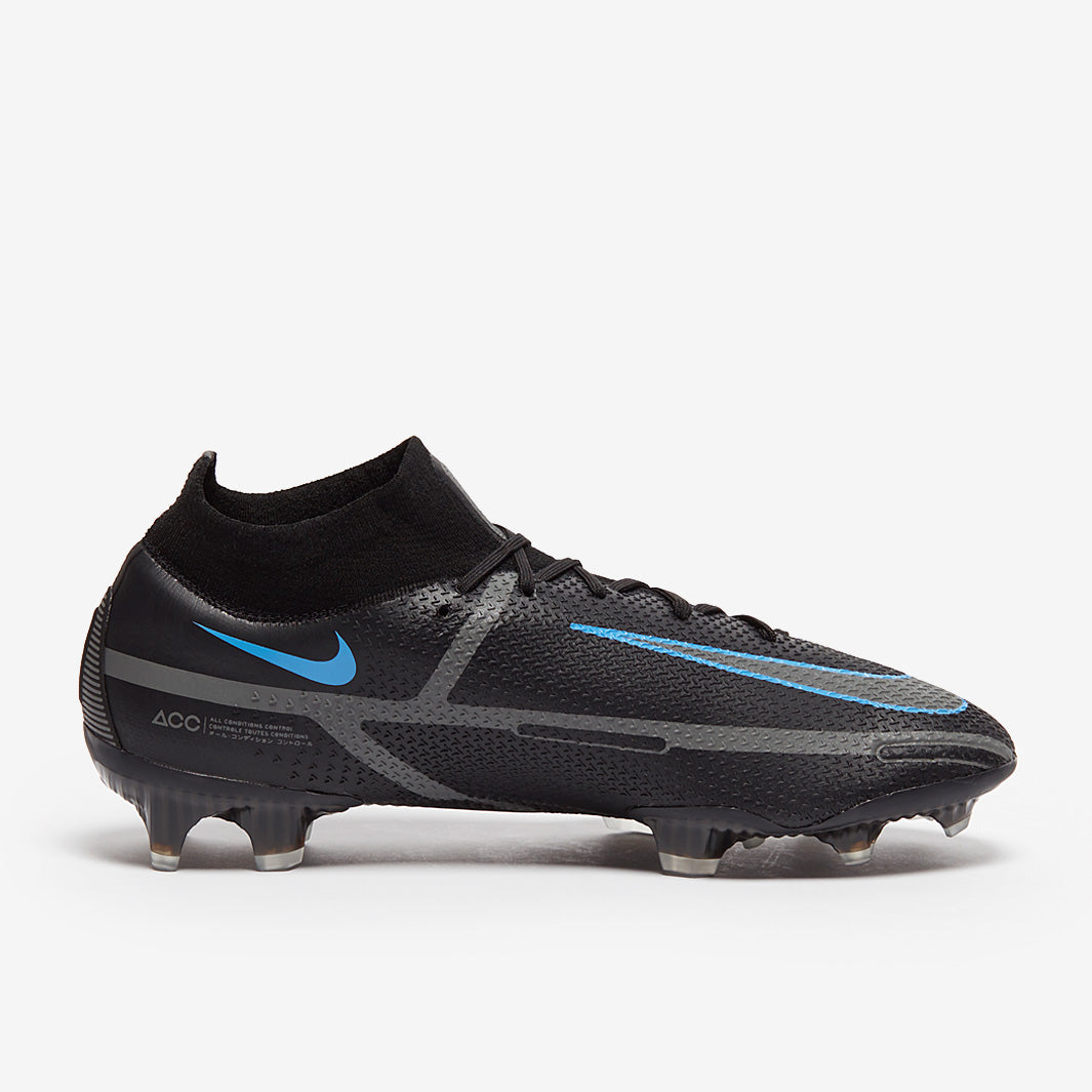 Nike Phantom GT II Elite DF FG Football Boots Black/Black/Iron Grey