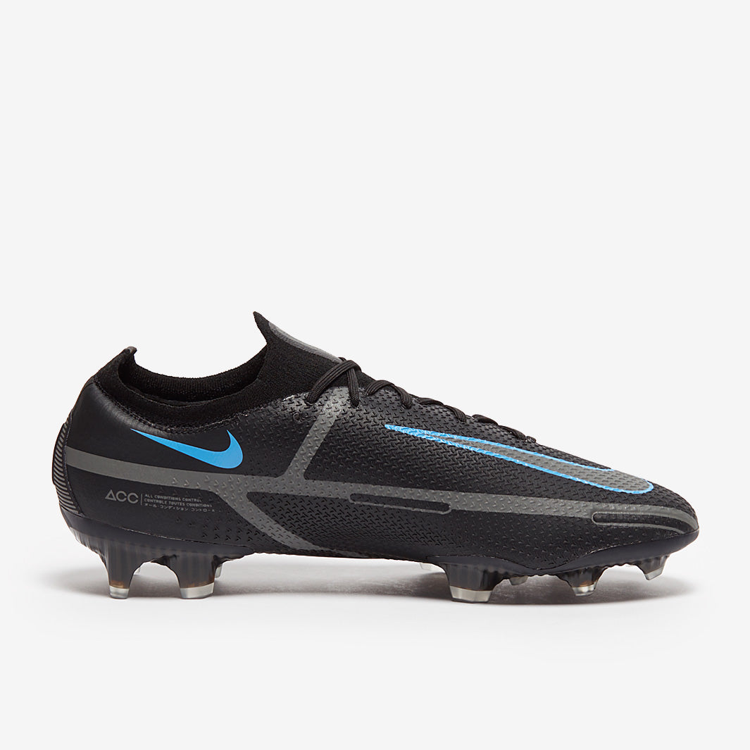 Nike Phantom GT II Elite FG Football Boots Black/Black/Iron Grey