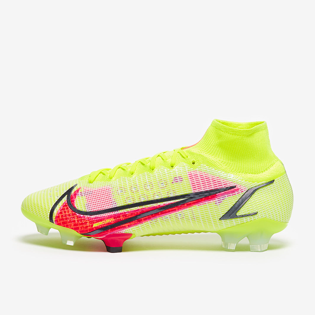 Nike Mercurial Superfly VIII Elite FG Football Boots Volt/Bright Crimson/Black