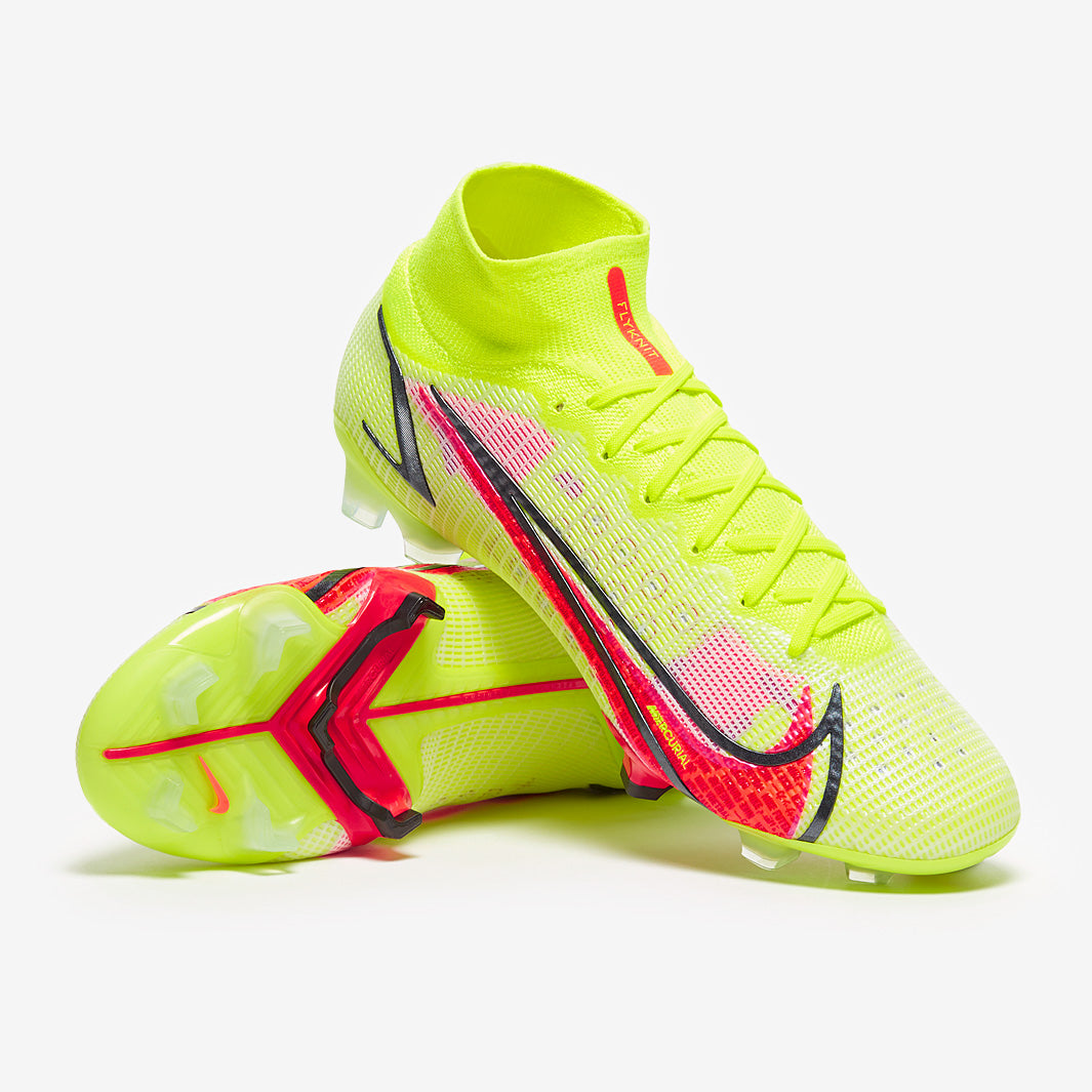 Nike Mercurial Superfly VIII Elite FG Football Boots Volt/Bright Crimson/Black