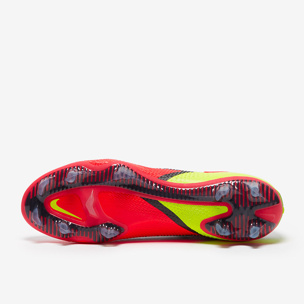 Nike Phantom GT II Elite FG Football Boots White/Bright Crimson/Volt