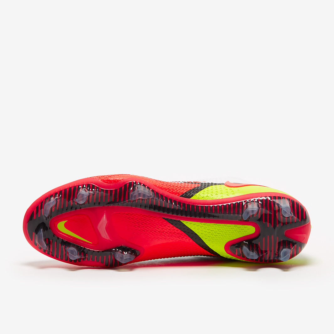 Nike Phantom GT II Elite FG Football Boots White/Bright Crimson/Volt-Black