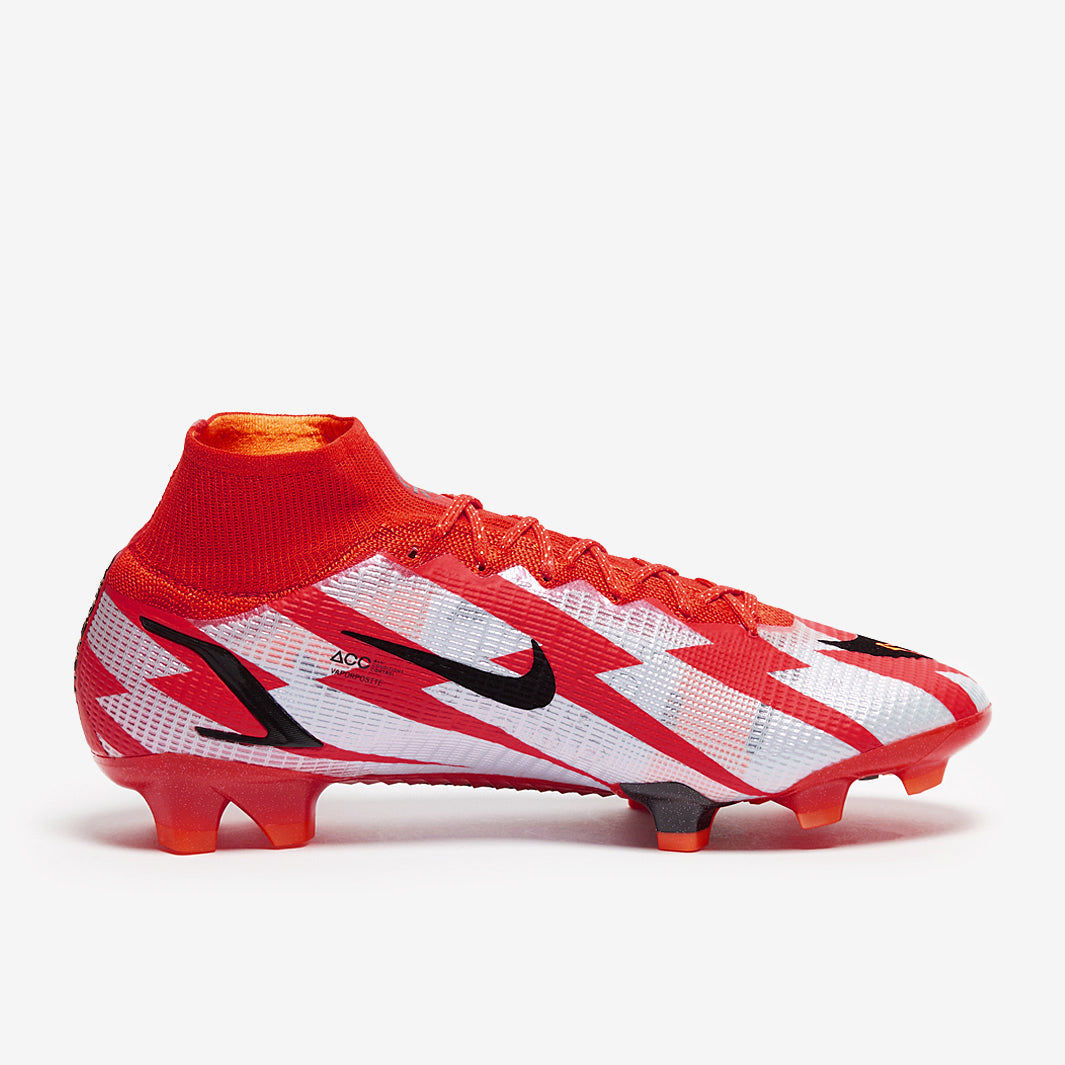 Nike Mercurial Superfly VIII Elite CR7 FG Football Boots Chile Red/Black/White/Total Orange