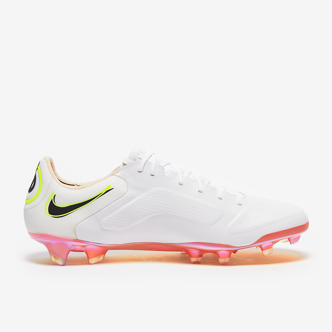 Nike Tiempo Legend IX Elite FG Football Boots White/Black/Bright Crimson/Pink Blast