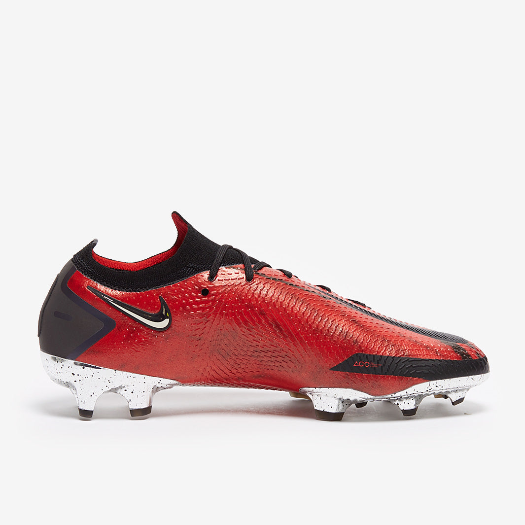Nike Phantom GT Elite FG x Skepta Bloody Chrome Football Boots University Red/Chrome Black/Cool Grey
