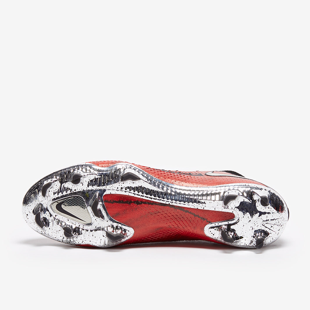 Nike Phantom GT Elite FG x Skepta Bloody Chrome Football Boots University Red/Chrome Black/Cool Grey