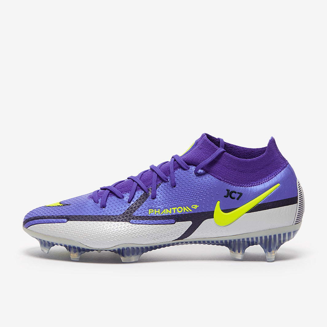 Nike Phantom GT II Elite DF FG Football Boots Sapphire/Volt/Grey Fog/Blue Void
