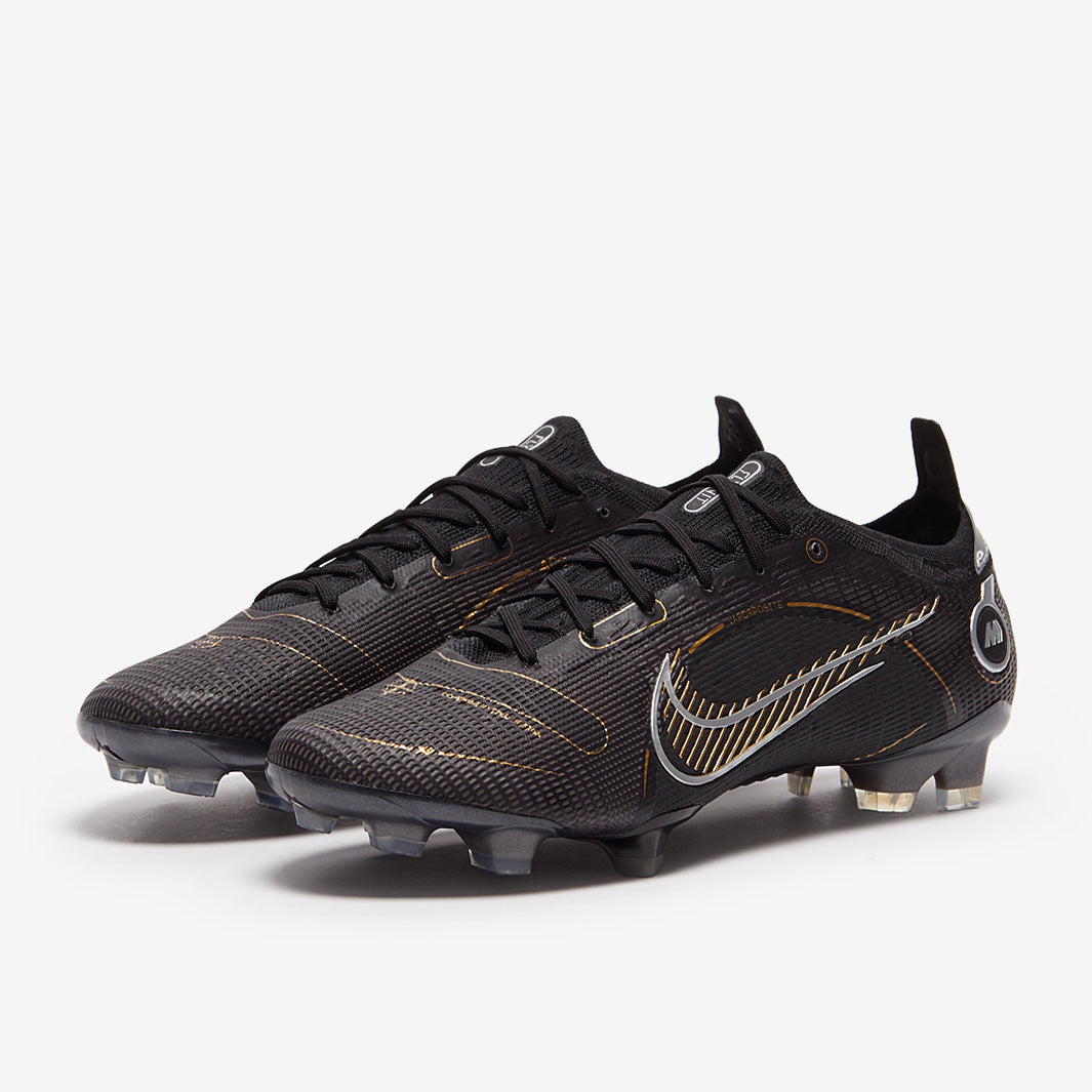 Nike Mercurial Vapor XIV Elite FG Football Boots Black/Metallic Gold/Metallic Silver