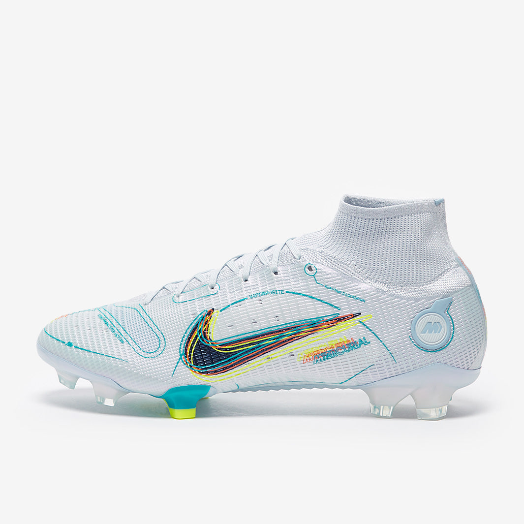 Nike Mercurial Superfly VIII Elite FG Football Boots Football Grey/Blackened Blue