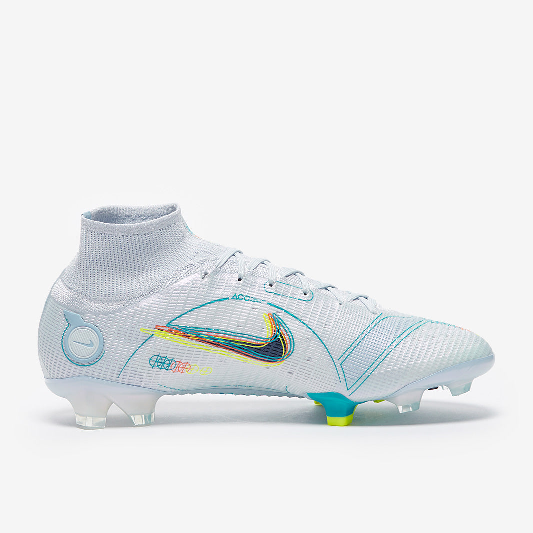 Nike Mercurial Superfly VIII Elite FG Football Boots Football Grey/Blackened Blue