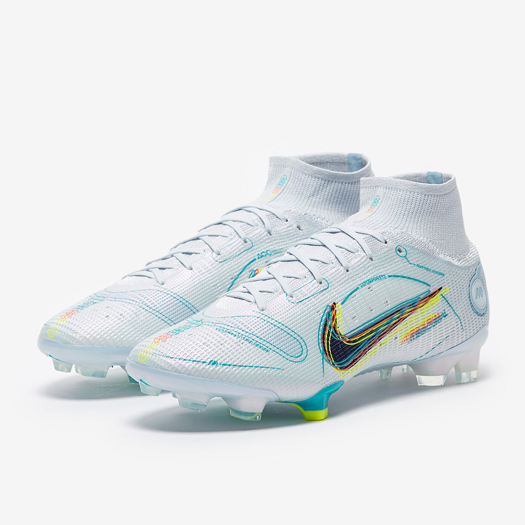 Nike Mercurial Superfly VIII Elite FG Football Boots Football Grey/Blackened Blue