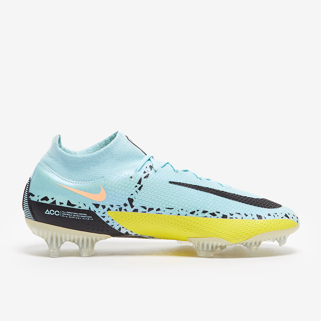 Nike Phantom GT II Elite DF FG Football Boots Glacier Ice/Black/Yellow Strike