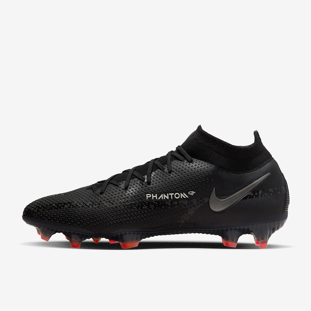 Nike Phantom GT II Elite DF FG Football Boots Black/Dk Smoke Grey/Summit White