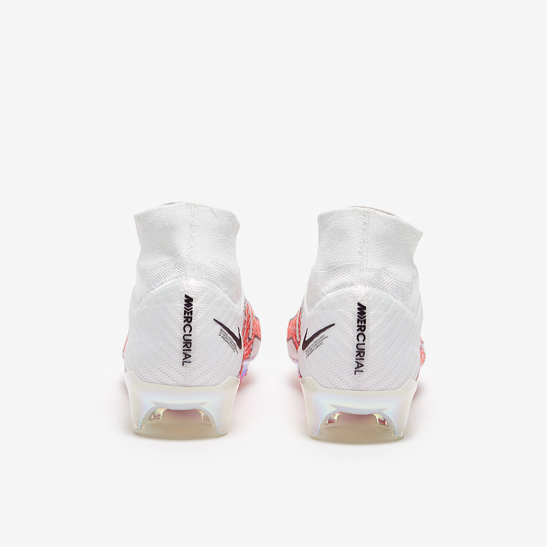 Nike Air Zoom Mercurial Superfly IX Elite FG Football Boots White/Off Noir/Coconut Milk