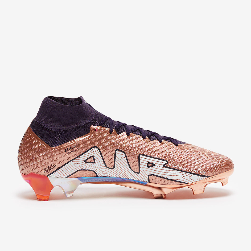 Nike Air Zoom Mercurial Superfly IX Elite SE x Mbappe FG Football Boots Metallic Copper/Metallic Copper