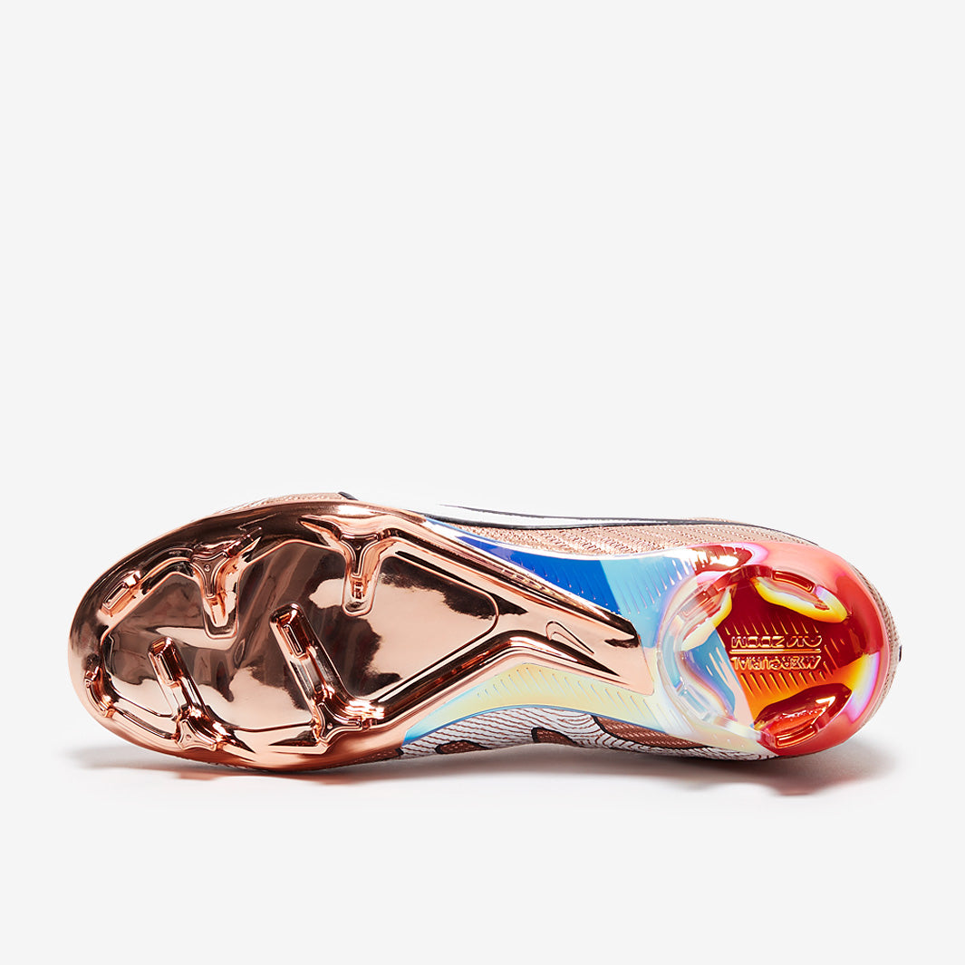 Nike Air Zoom Mercurial Superfly IX Elite SE x Mbappe FG Football Boots Metallic Copper/Metallic Copper
