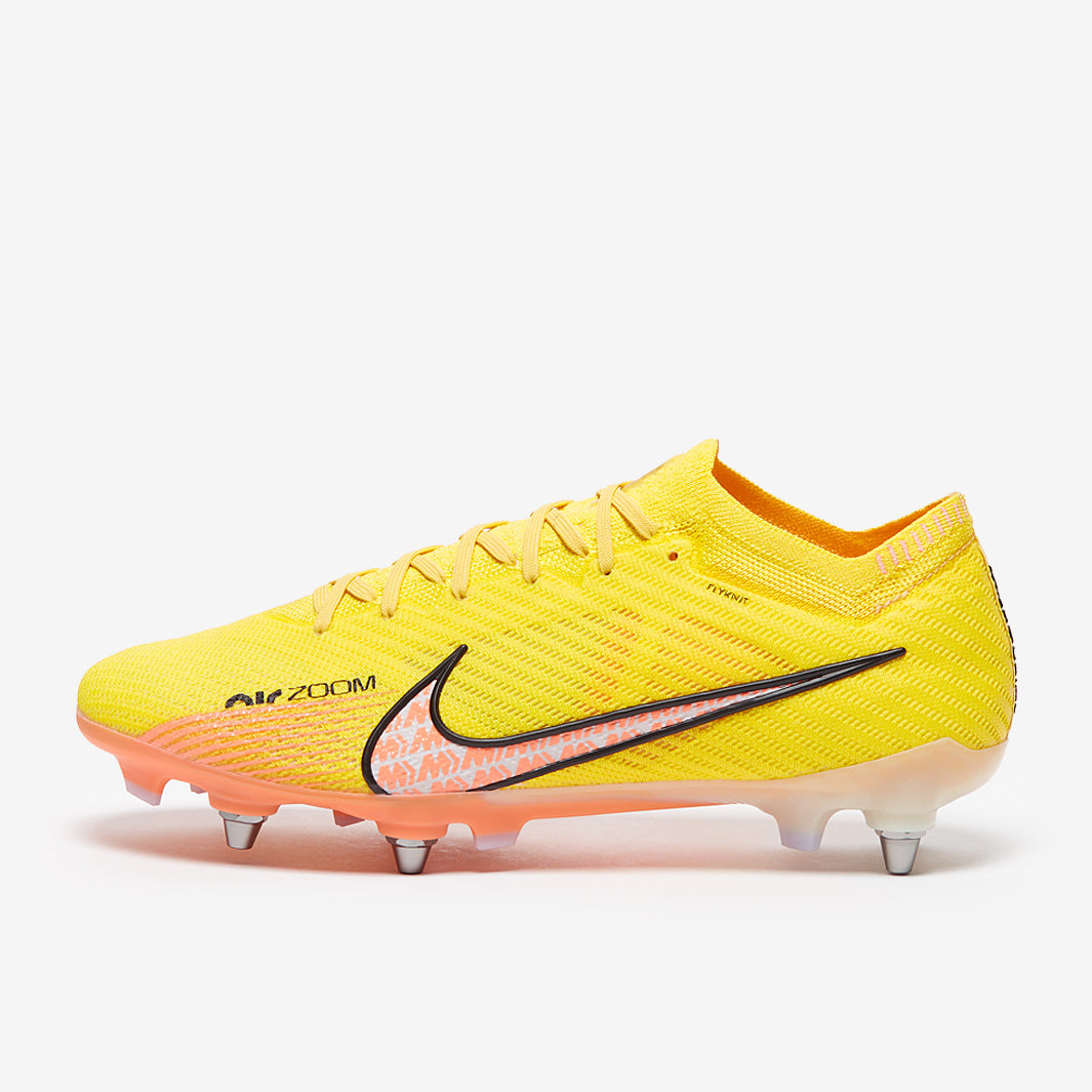 Nike Zoom Vapor XV Elite Pro-SG-Pro Player Edition Football Boots Yellow Strike/Sunset Glow/Doll