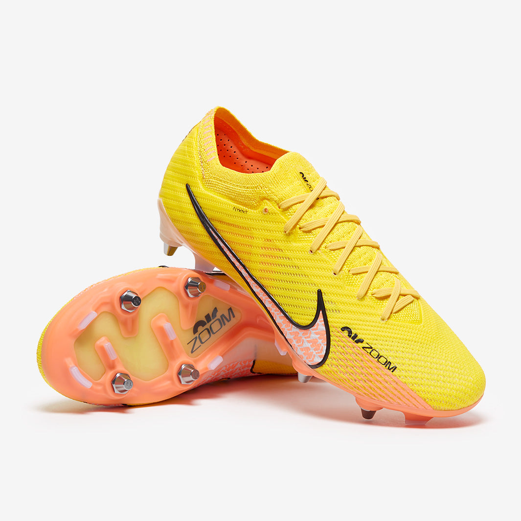 Nike Zoom Vapor XV Elite Pro-SG-Pro Player Edition Football Boots Yellow Strike/Sunset Glow/Doll