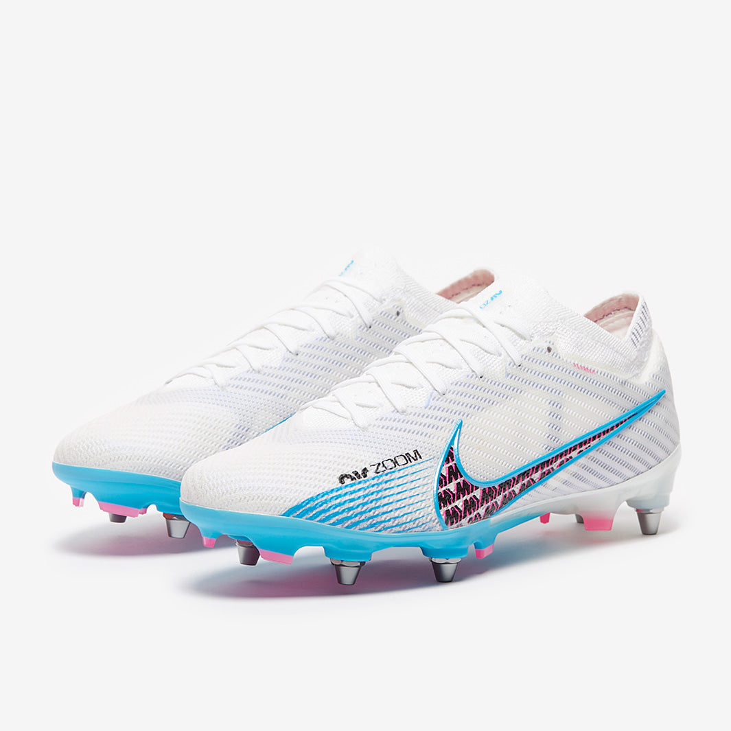 Nike Air Zoom Mercurial Vapor XV Elite SG-Pro Player Edition Football Boots White/Baltic Blue/Pink Blast/Indigo Haze