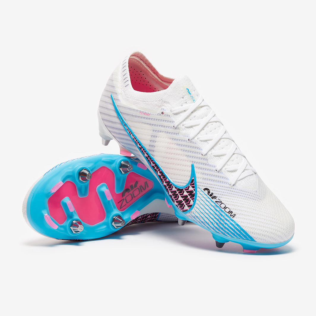 Nike Air Zoom Mercurial Vapor XV Elite SG-Pro Player Edition Football Boots White/Baltic Blue/Pink Blast/Indigo Haze