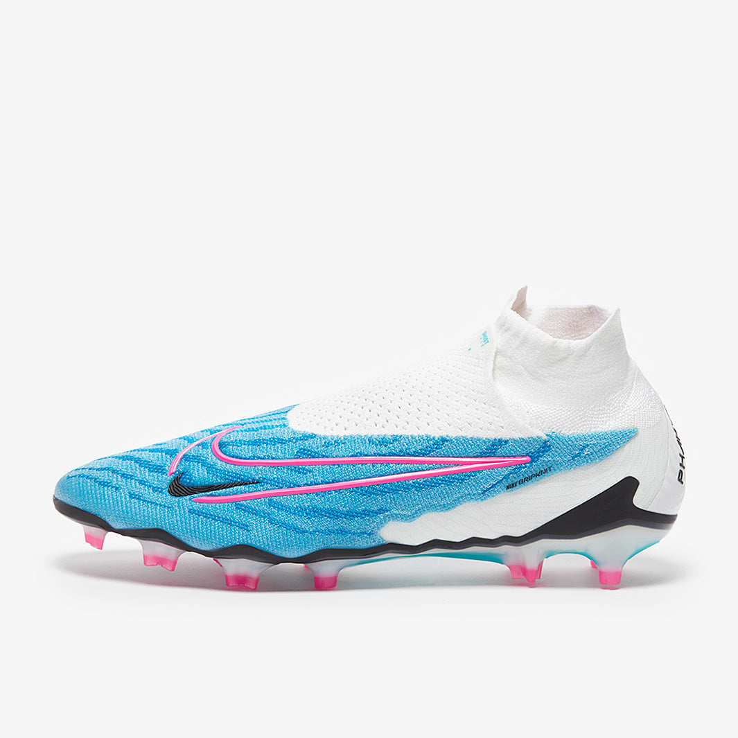 Nike Phantom GX Elite DF FG Football Boots Baltic Blue/Pink Blast/White/Laser Blue