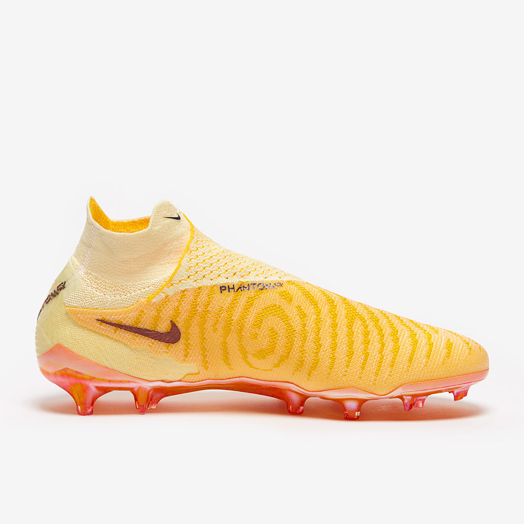 Nike Phantom GX Elite DF FG Football Boots Citron Tint/Burgundy Crush