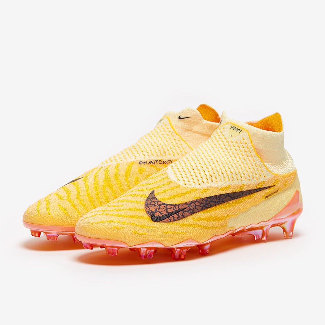 Nike Phantom GX Elite DF FG Football Boots Citron Tint/Burgundy Crush