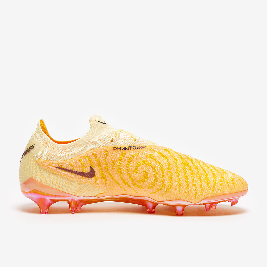 Nike Phantom GX Elite FG Football Boots Citron Tint/Burgundy Crush