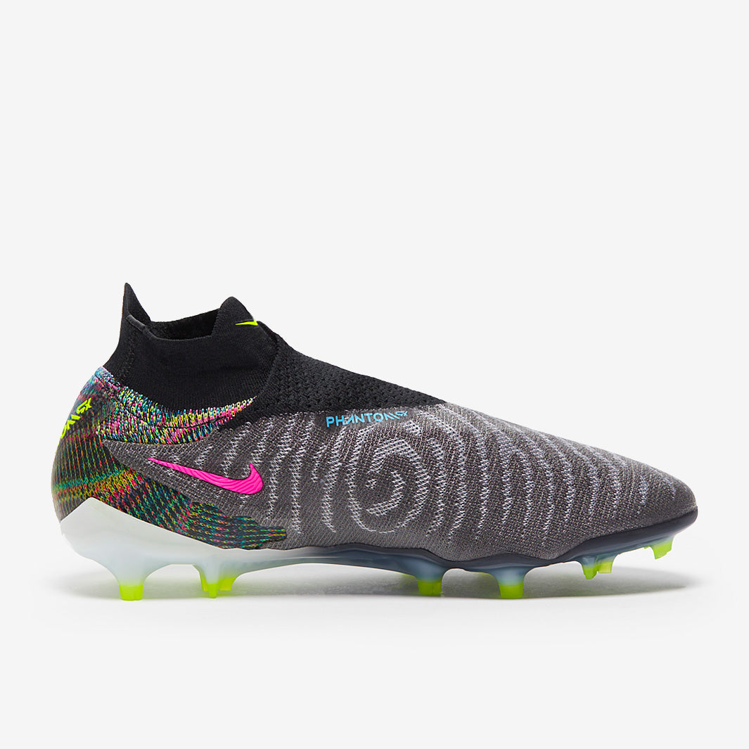 Nike Phantom GX Elite DF Link FG Football Boots Black/Volt/White/Blue Glow