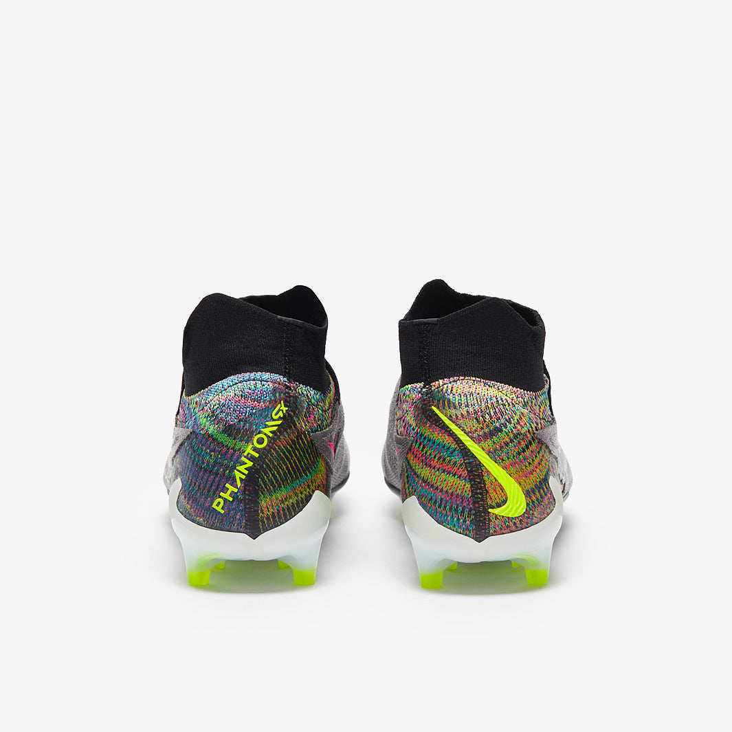 Nike Phantom GX Elite DF Link FG Football Boots Black/Volt/White/Blue Glow