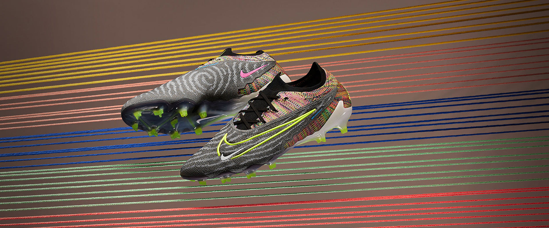 Nike Phantom GX Elite Link FG Football Boots Black/Volt/White/Blue Glow