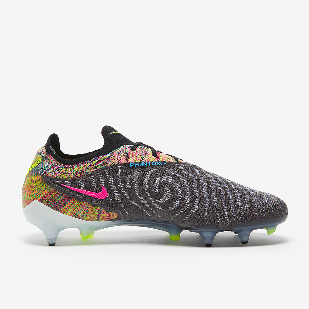 Nike Phantom GX Elite Link SG-Pro Anti-Clog Football Boots Black/Volt/White/Blue Glow