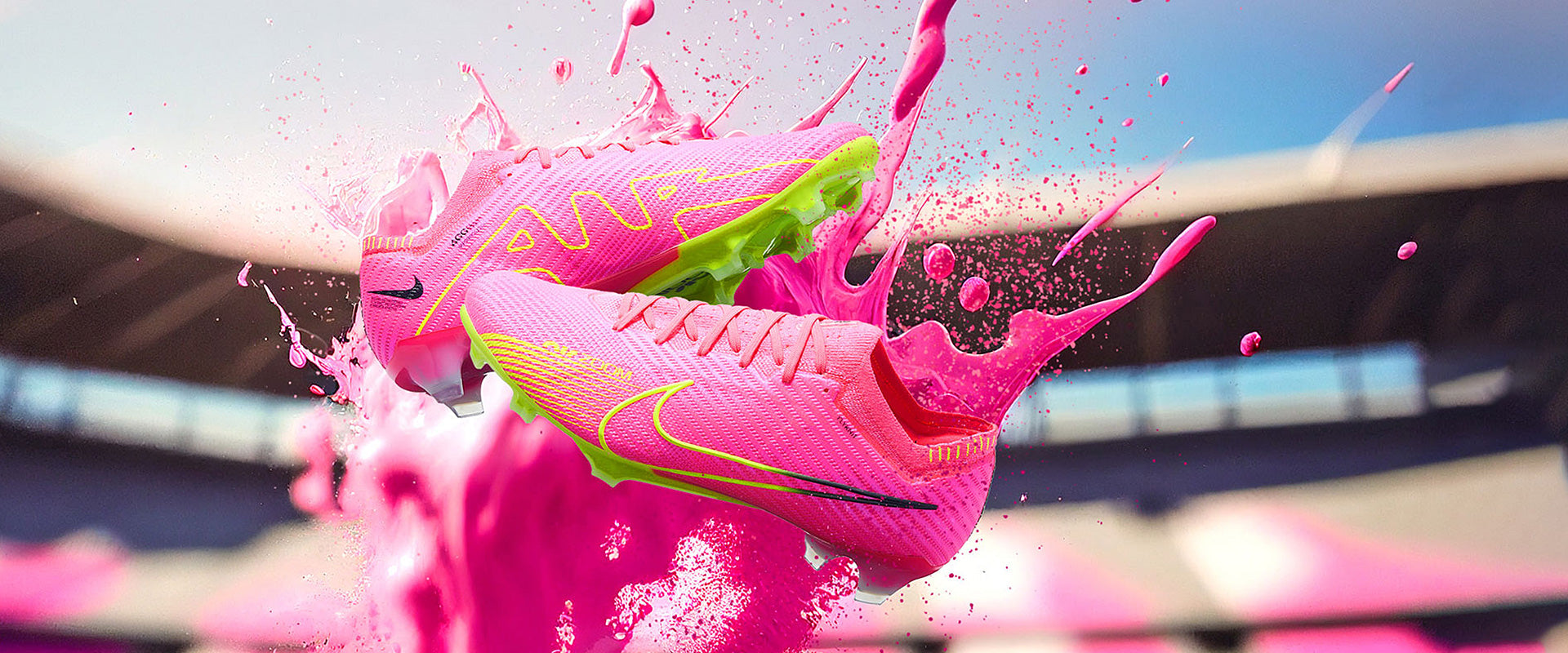 Nike Air Zoom Mercurial Vapor XV Elite FG Football Boots Pink Blast/Volt/Gridiron