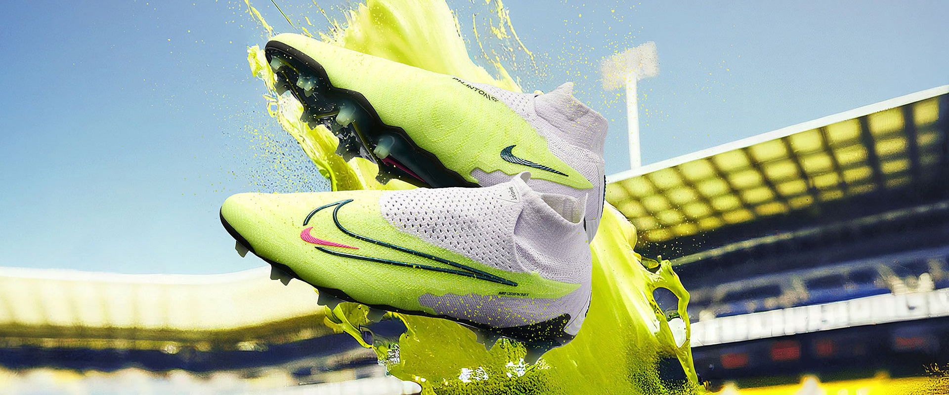 Nike Phantom GX Elite DF FG Football Boots Barely Volt/Gridiron/Barely Grape
