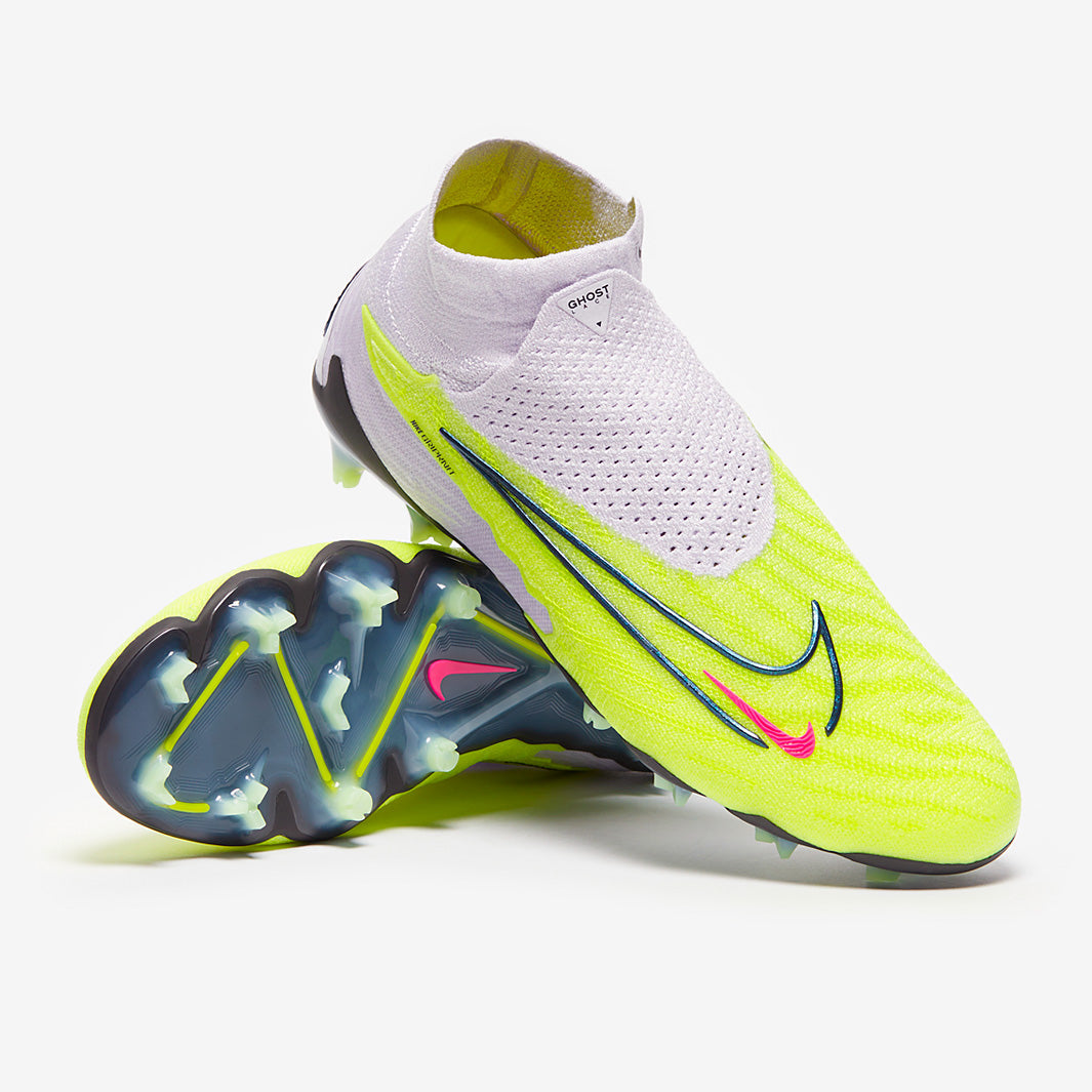Nike Phantom GX Elite DF FG Football Boots Barely Volt/Gridiron/Barely Grape