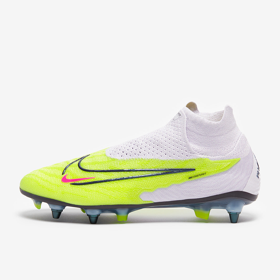 Nike Phantom GX Elite DF SG-Pro Player Edition Football Boots Barely Volt/Gridiron/Barely Grape