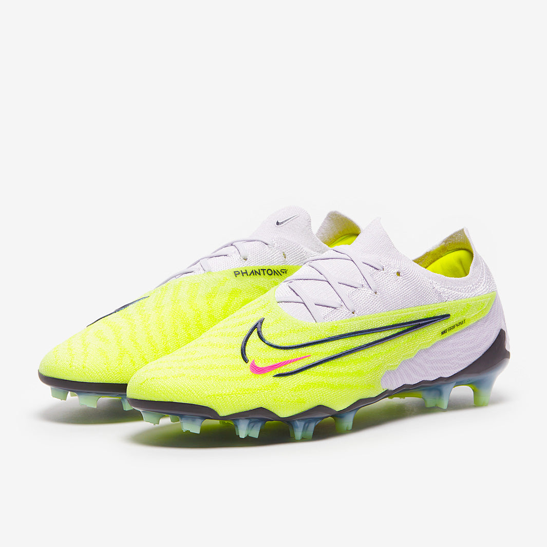Nike Phantom GX Elite FG Football Boots Barely Volt/Gridiron/Barely Grape