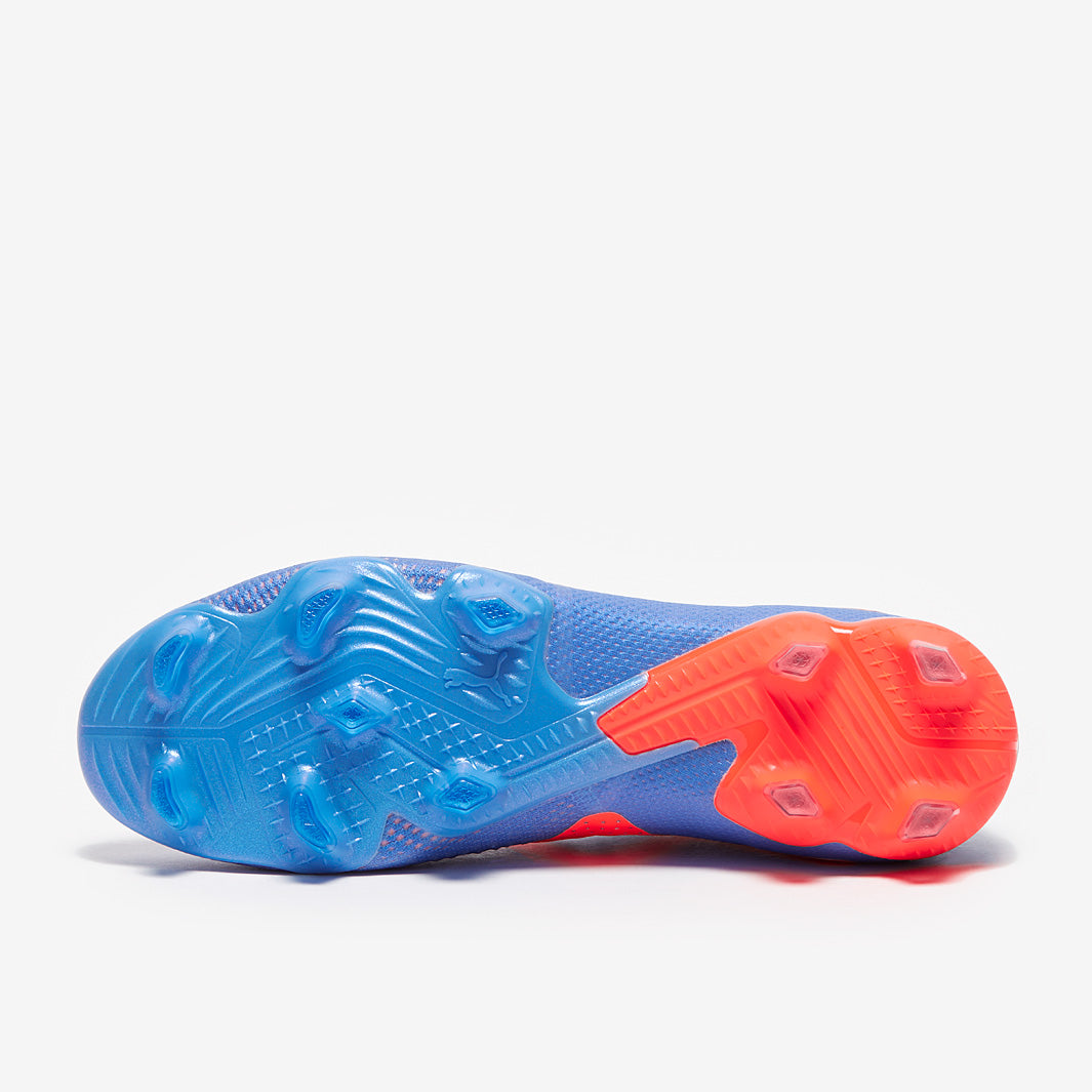 Puma Future Ultimate FG/AG Football Boots Blue Glimmer/White/Ultra Orange