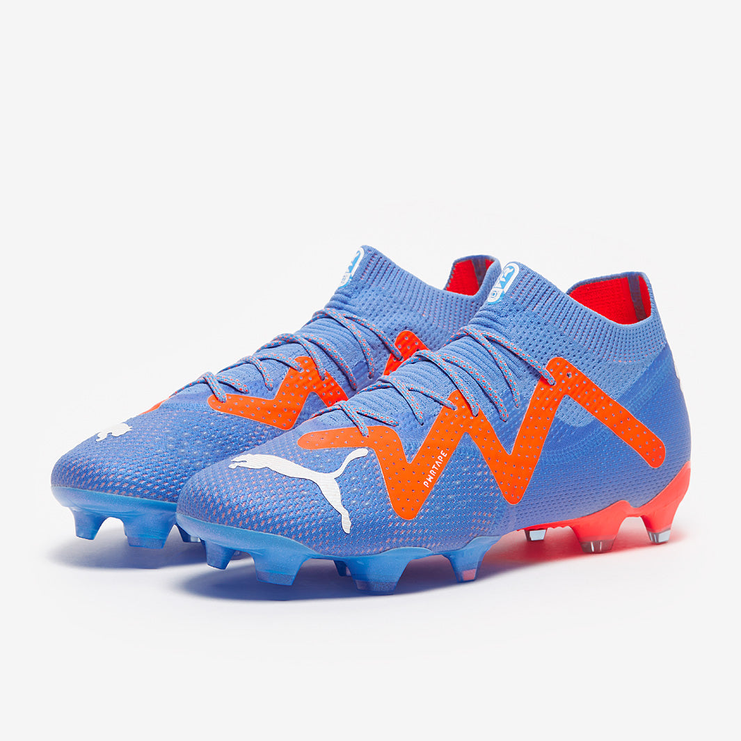 Puma Future Ultimate FG/AG Football Boots Blue Glimmer/White/Ultra Orange