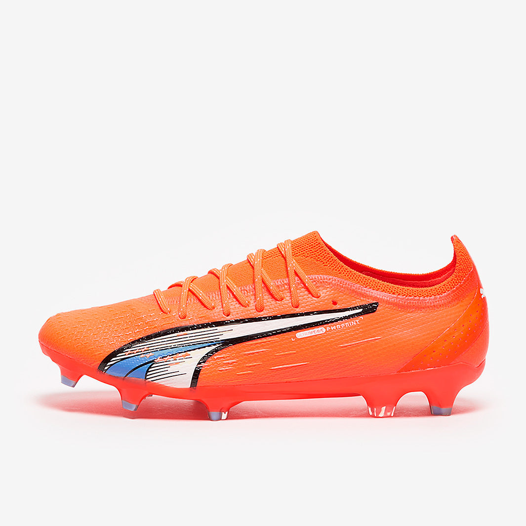 Puma Ultra Ultimate FG/AG Football Boots Puma Ultra Orange/Puma White/Blue Glimmer