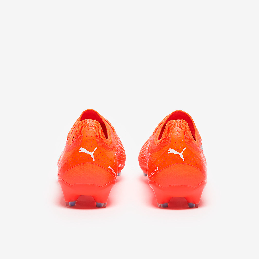 Puma Ultra Ultimate FG/AG Football Boots Puma Ultra Orange/Puma White/Blue Glimmer